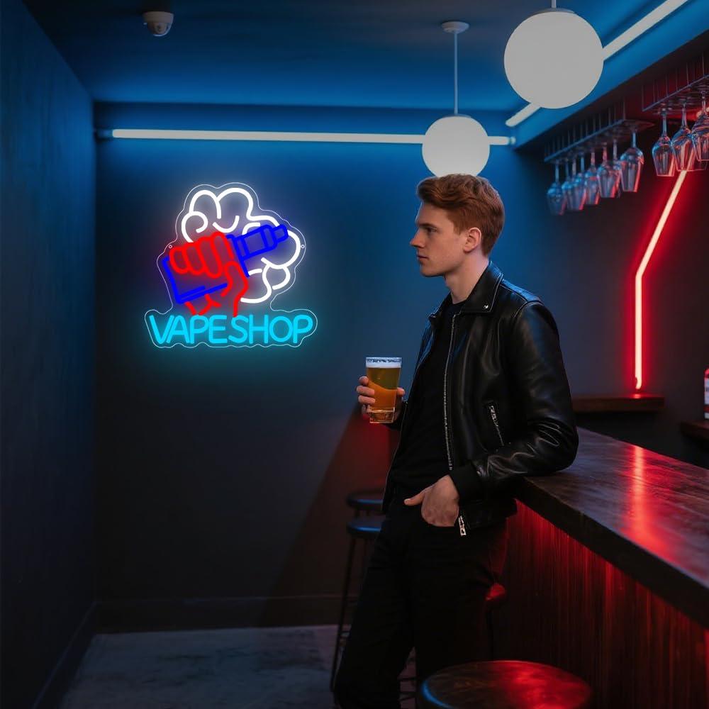 Vape-Shop Neon-Schild Elektron – Vaping Store Bewertung und Preis